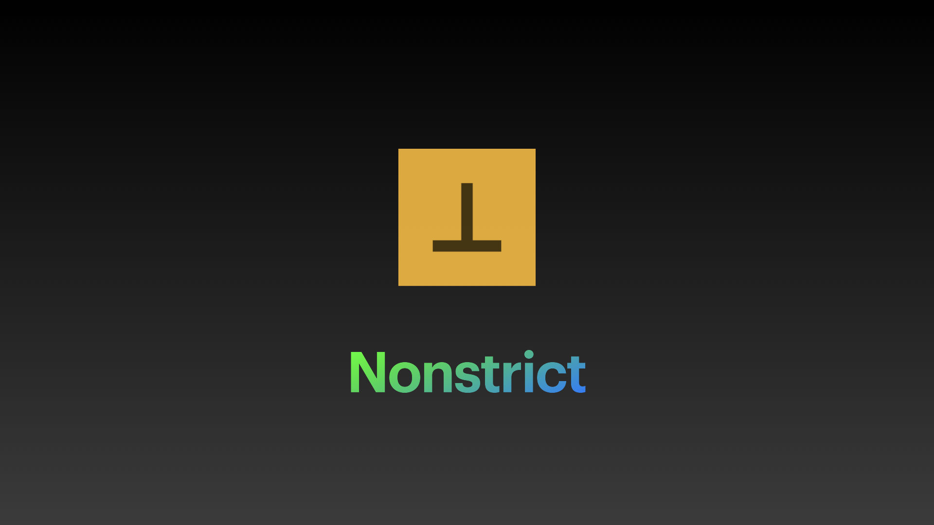 Nonstrict logo